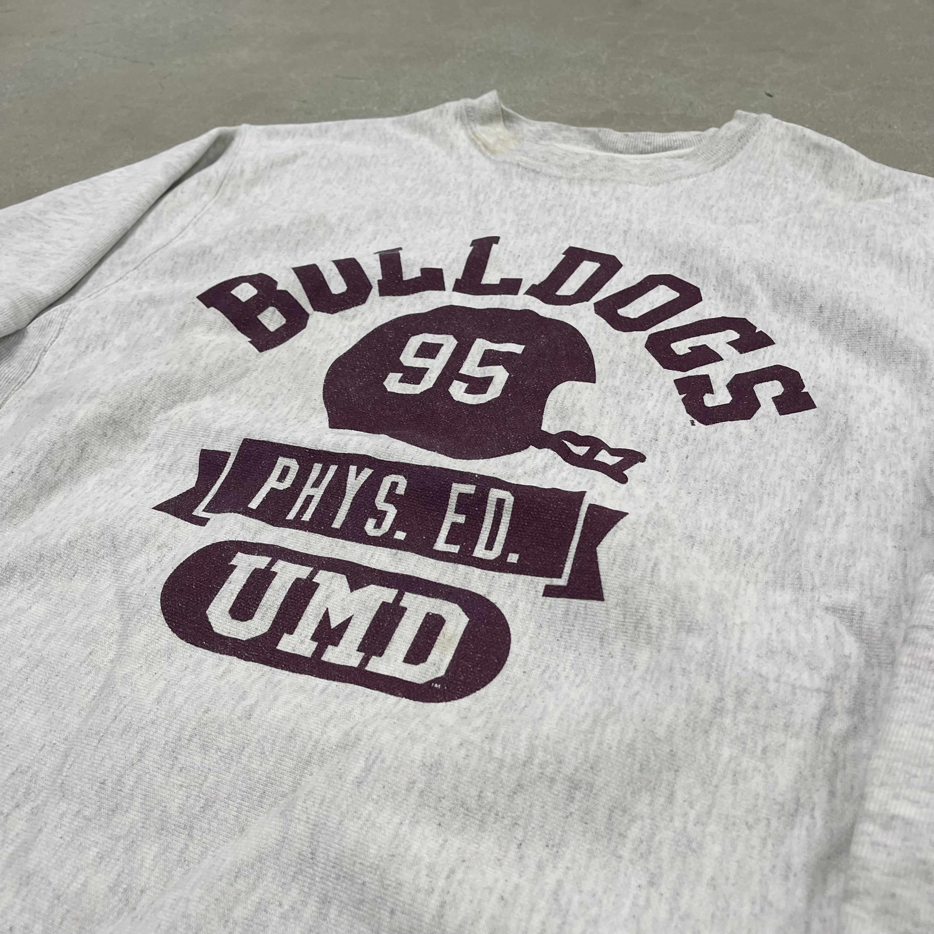 Champion Reverse Weave UMD Bulldogs 95 Phys Ed Hoodie Medium Vintage Collegiate