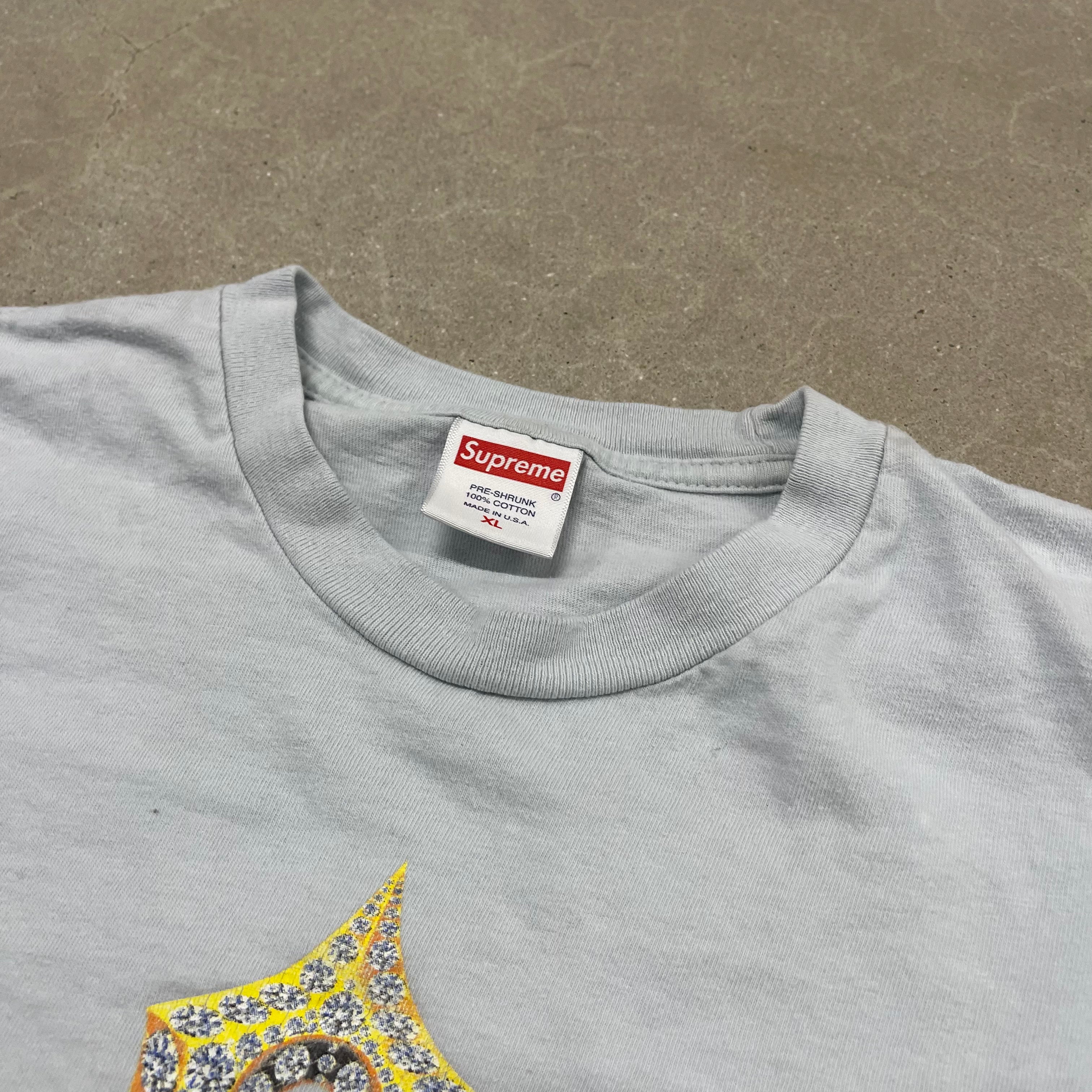 Supreme Diamond Tee Pale Blue XL FW21T40 Authentic NWT Streetwear Grail