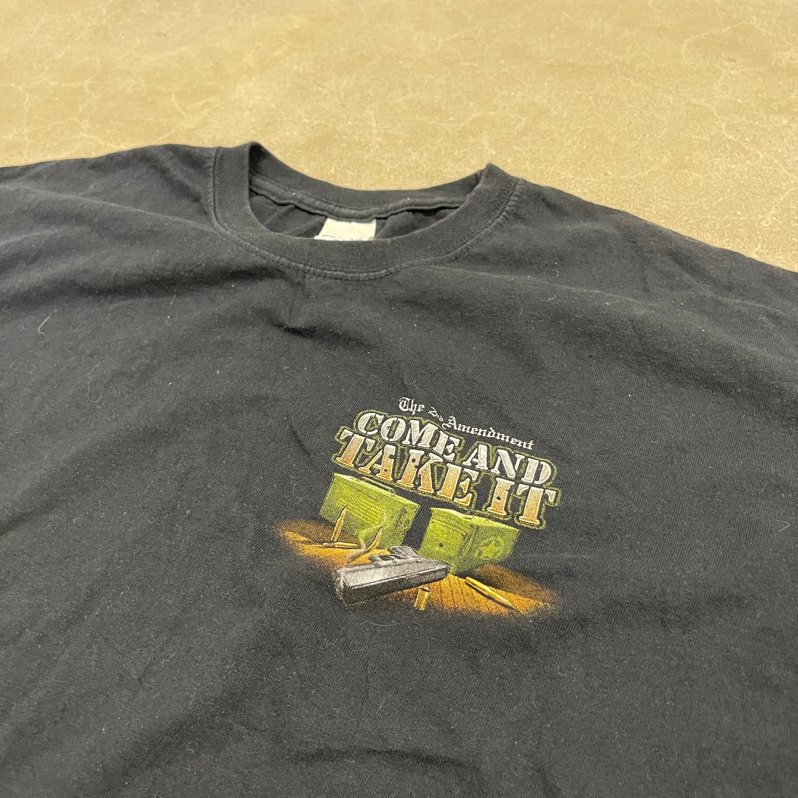 N2ND Amendment “Come And Take It” Pit Bull Shirt Men’s Black AR15 Patriotic Tee